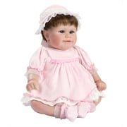Ktaxon Reborn Baby Dolls, 20 Inch Realistic Newborn Eyes Open Doll Lifelike Weighted Soft Body with Accessory Set for Kids 3+