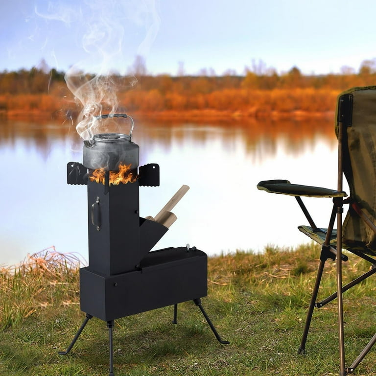 Ktaxon Rocket Stove, Portable Wood-Burning Camping Stove
