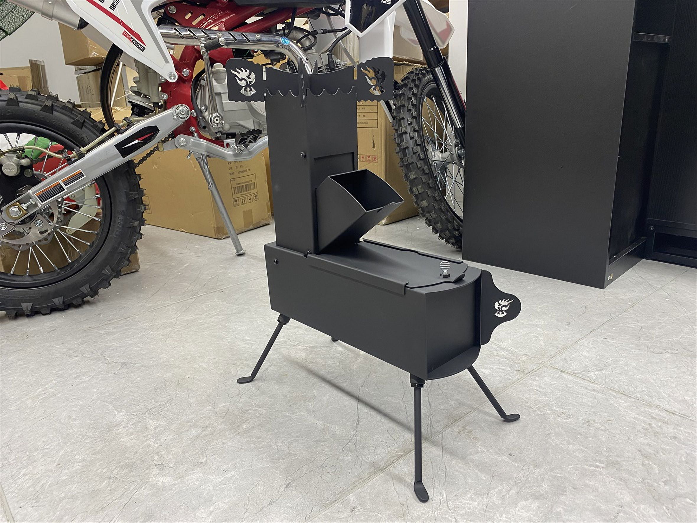 Ktaxon Rocket Stove Portable Wood Burning Camping Folding Stove for