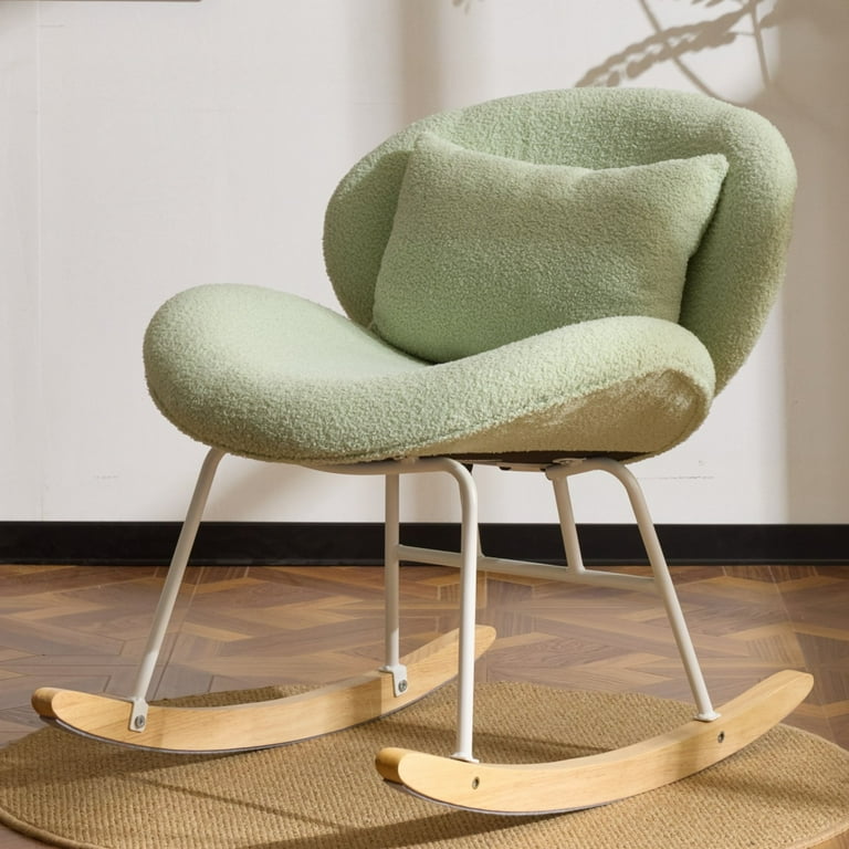 Ktaxon Rocking Accent Chair with Padded Seat, Cute Cozy Nest