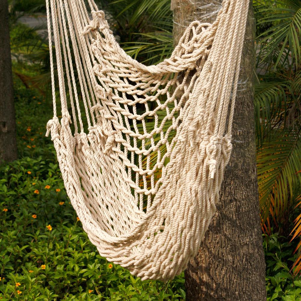Ktaxon Rope Hammock Swing Seat Cushions Hanging Chair Porch Outdoor Indoor Patio Yard - image 1 of 8