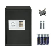 Ktaxon Safe Box, 1.45 Cuft Home Safe, Digital Electronic Security Lock Box Safes, Solid Alloy Steel Office Hotel Home Safe, Black