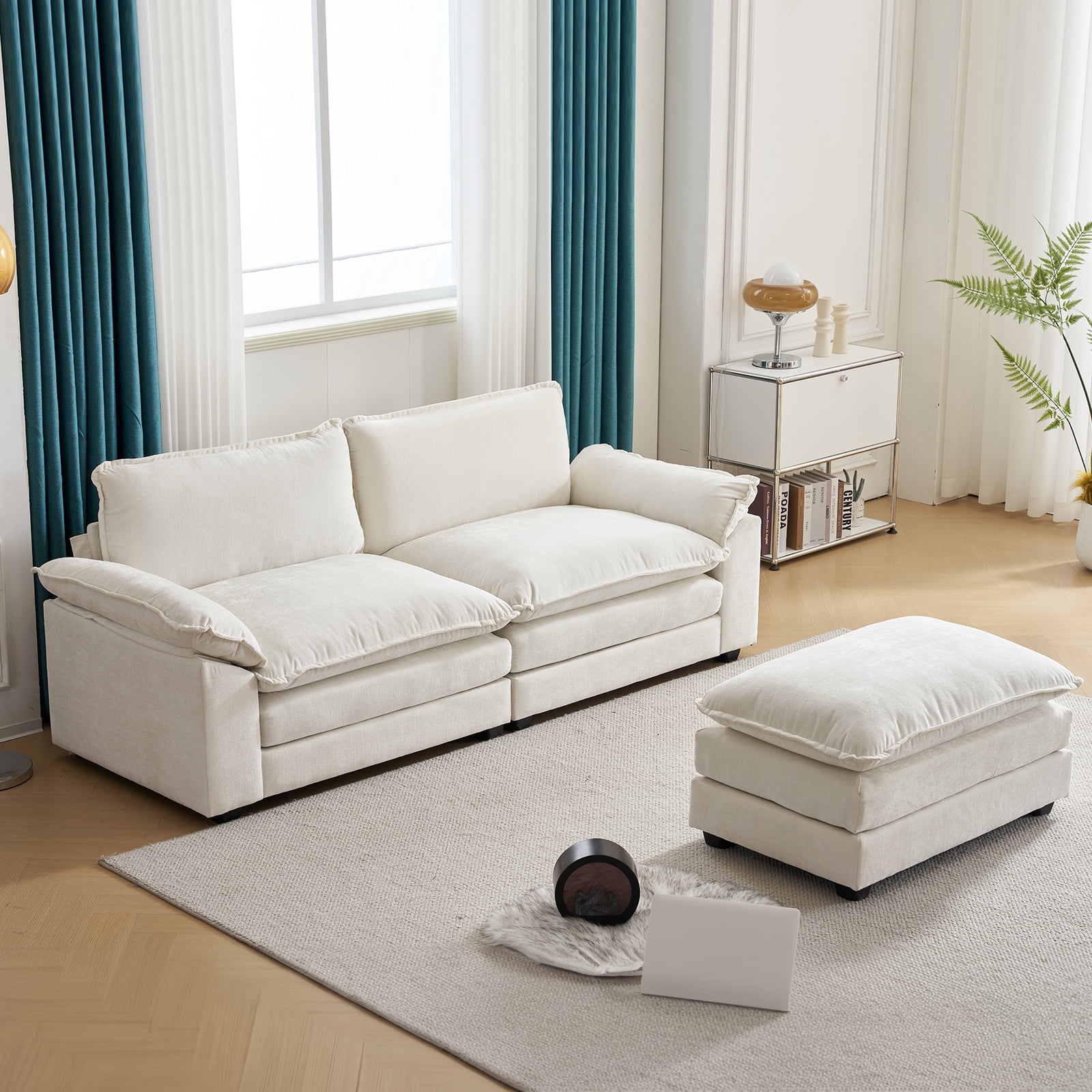 Ktaxon Sectional Sofa L Shaped Couch with Chaise Living Room Sleeper 