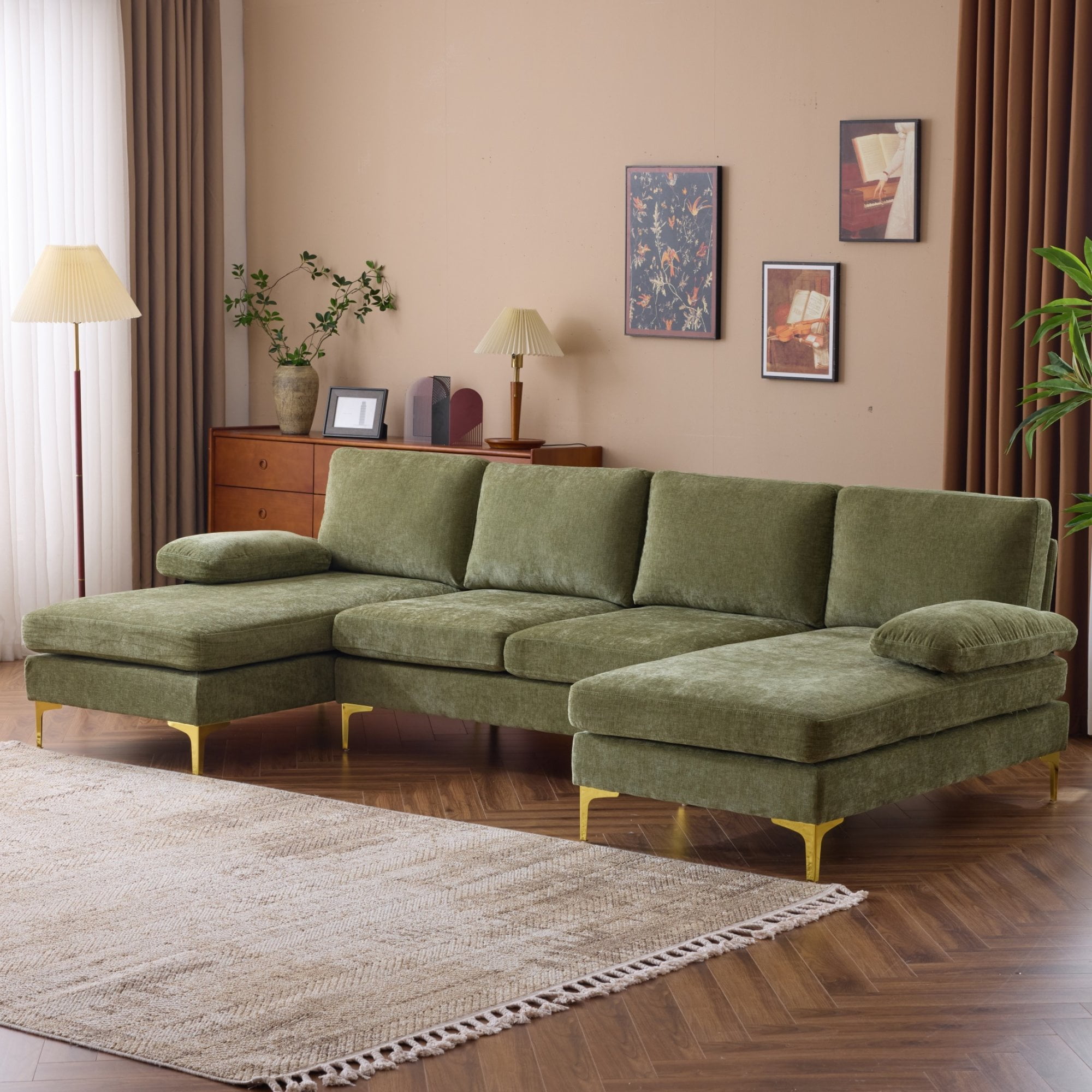 Ktaxon-Sectional-Sofa-Set-110-
