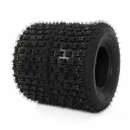 Ktaxon Set of 2 22x10-9 ATV & UTV Rear Tires, 6 Ply Tubeless All Terrain Sport Tires for Mud Sand Snow