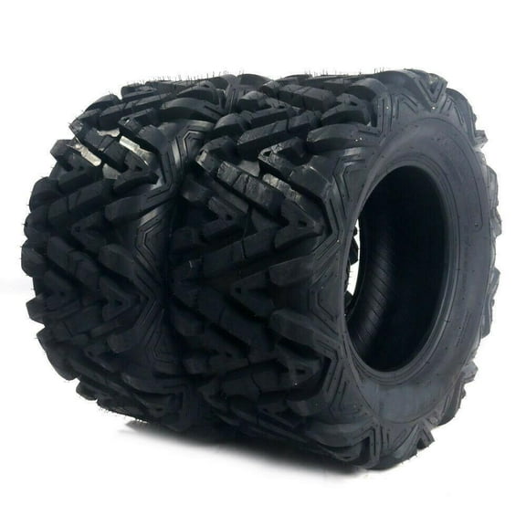 Ktaxon Set of 2 23x7-10 ATV & UTV All Terrain Tires, 4 Ply Tubeless Lightweight Mud Tires