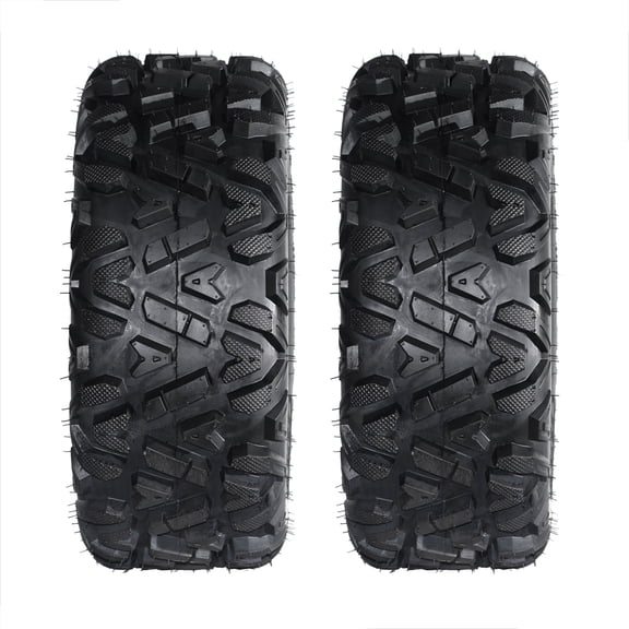 Ktaxon Set of 2 26x9-14 ATV & UTV Front All Terrain Tires, 6 Ply Tubeless Mud Trail Tires