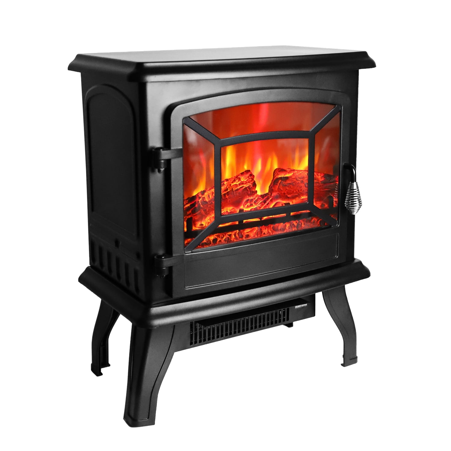 Ktaxon Small Electric Fireplace,17Indoor Free Standing Heater Fire Flame  Stove Adjustable,CSA Listed - Walmart.com