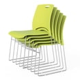 thumbnail image 1 of Ktaxon Stacking Chairs Ser of 5, Folding Chairs Seating for Dining, Conference, Wedding, Meeting, Indoor & Outdoor Use, 1 of 7