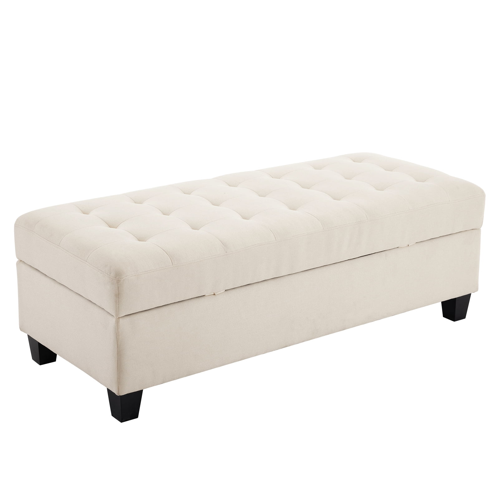 Photo inspiration: Fresh Look at Ktaxon Large Storage Ottoman 51 2 Tufted Footstool Organizer