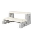 thumbnail image 1 of Ktaxon Sturdy 2-Step Spa Ladder with Non-Slip Treads Gray Frame and Beige Step, 1 of 8