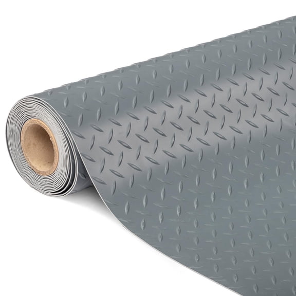 Ktaxon Thickened Garage Floor Mat 7.5' x 17', Gray