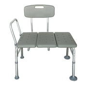 Ktaxon Transfer Bench, Bath Shower Chair Seat, Height Adjustable Shower Stool, for Elderly, Disabled, Supports 330 lbs