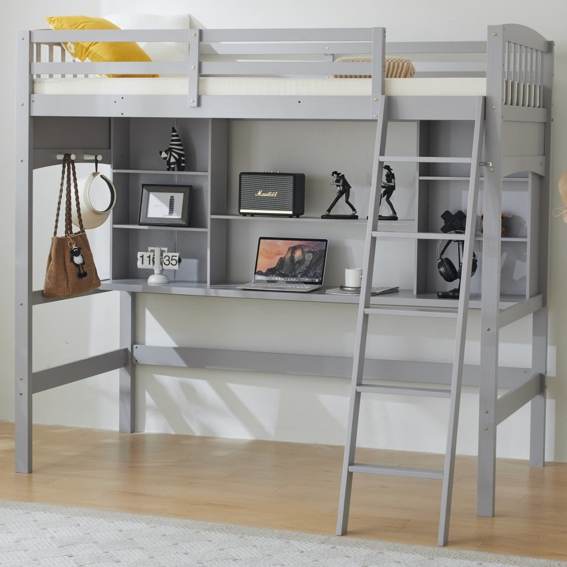 ktaxon twin size loft bed