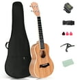 thumbnail image 1 of Ktaxon Ukulele for Beginners 23" Starter Bundle Kit with Bag, Strap, String, Tuner, Picks, Cloth, 1 of 7