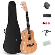 Ktaxon Ukulele for Beginners 23 Starter Bundle Kit with Bag, Strap, String, Tuner, Picks, Cloth