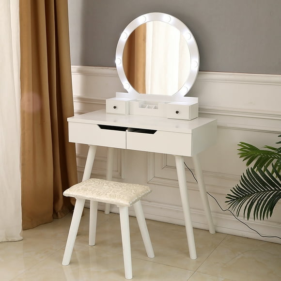 Mirrored Makeup Vanities