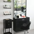 thumbnail image 1 of Ktaxon Wall Mount Salon Station, Barber Beauty Spa Styling Station, with Vanity Mirror, 1 of 7