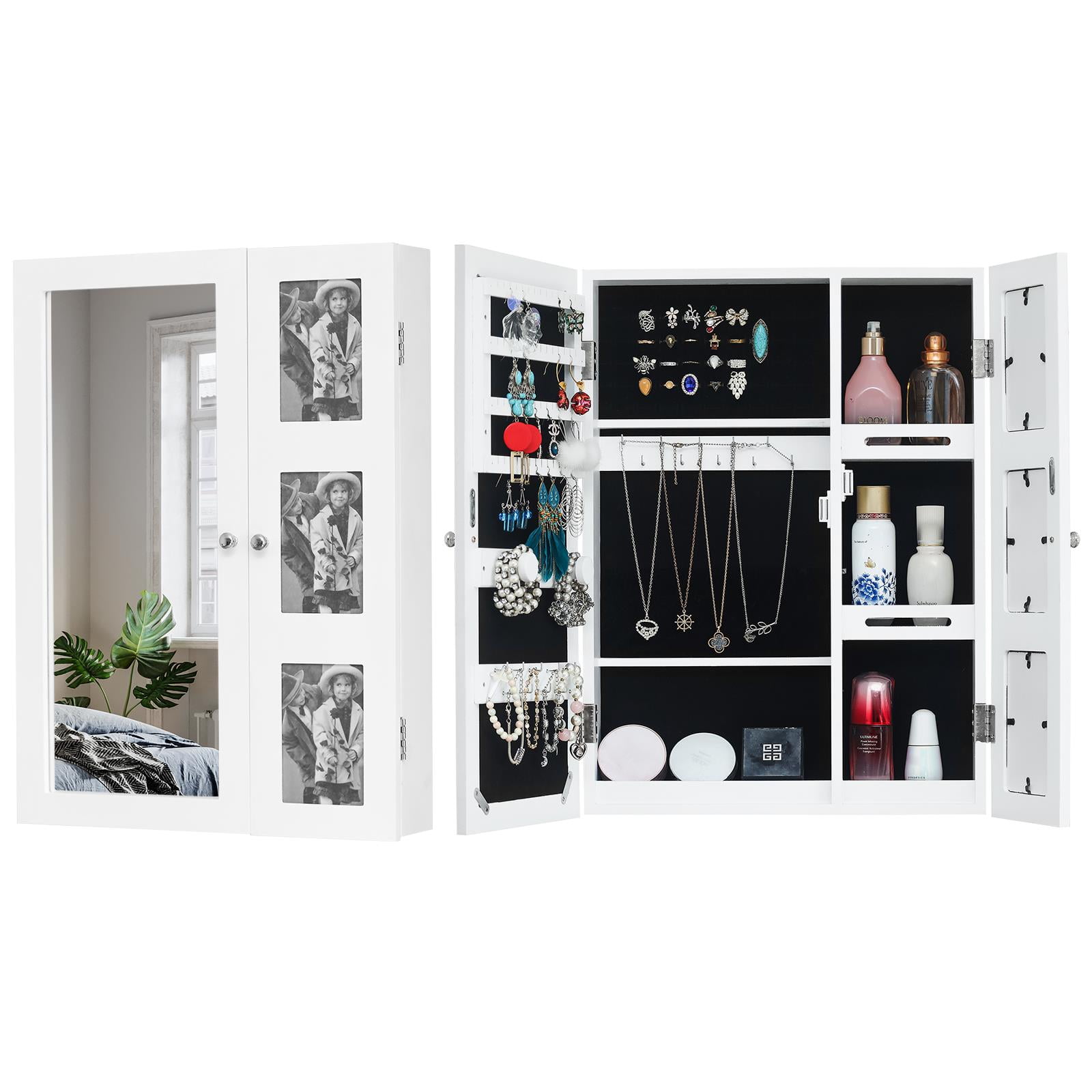 Wall mounted jewelry organizer photo frame deals