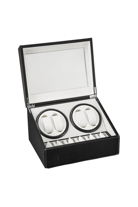 Ktaxon Watch Winder for Automatic Watches Display Box w/Super Quiet Motor