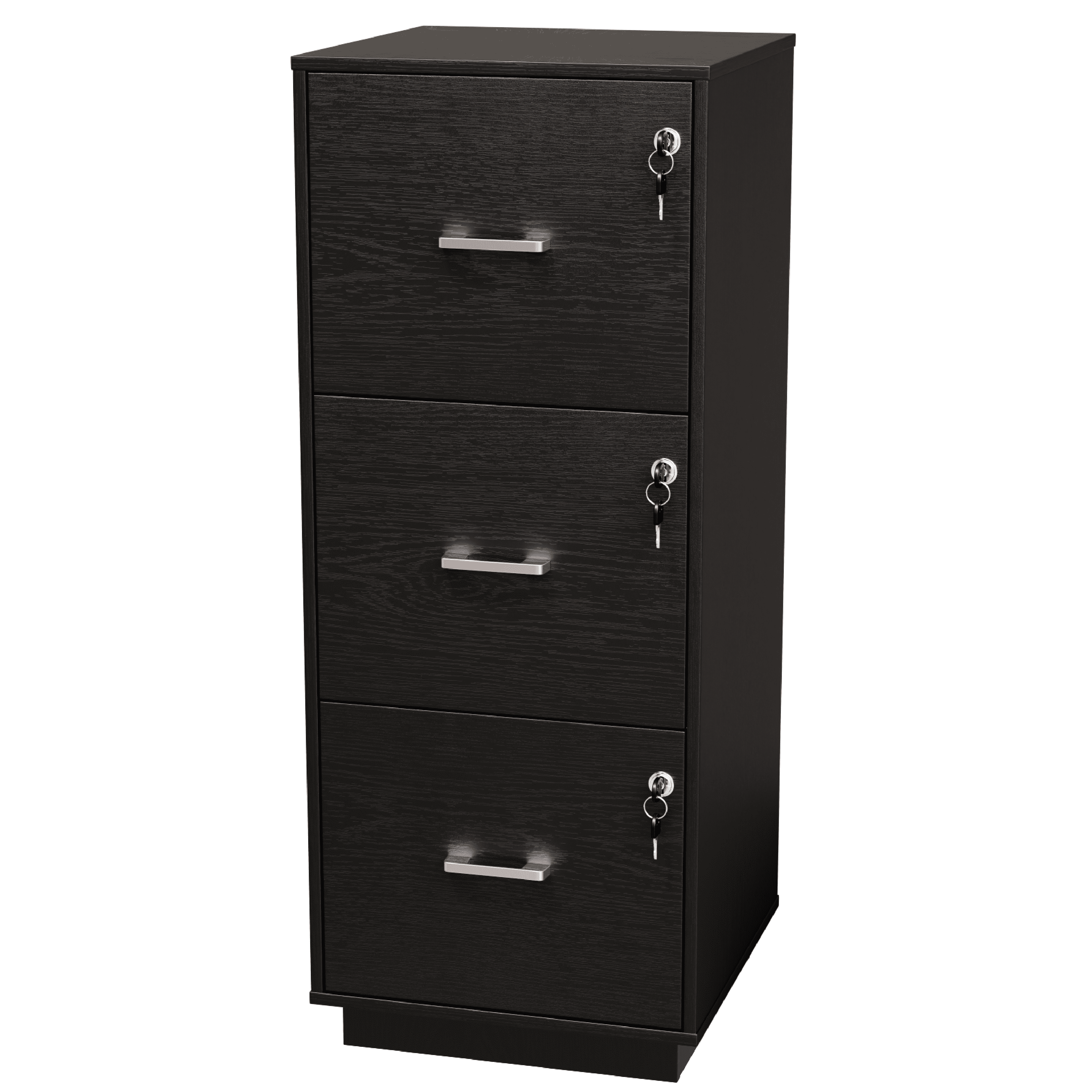 Walmart Black Friday Deals 2025 Ktaxon Wood 3-Drawer Lateral File Cabinet with Lock for Home Office, Lockable Filing Cabinet, Easy to Assemble, Black