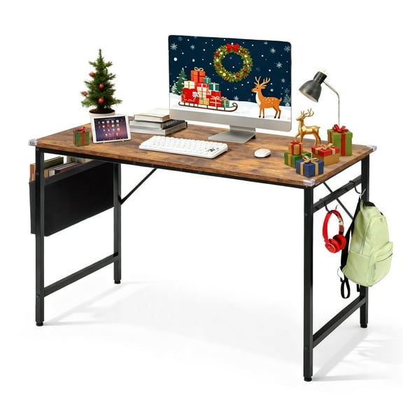 Ktaxon 47" Wood Computer Gaming Desk PC Laptop Study Table Workstation Home Office Furniture, Retro