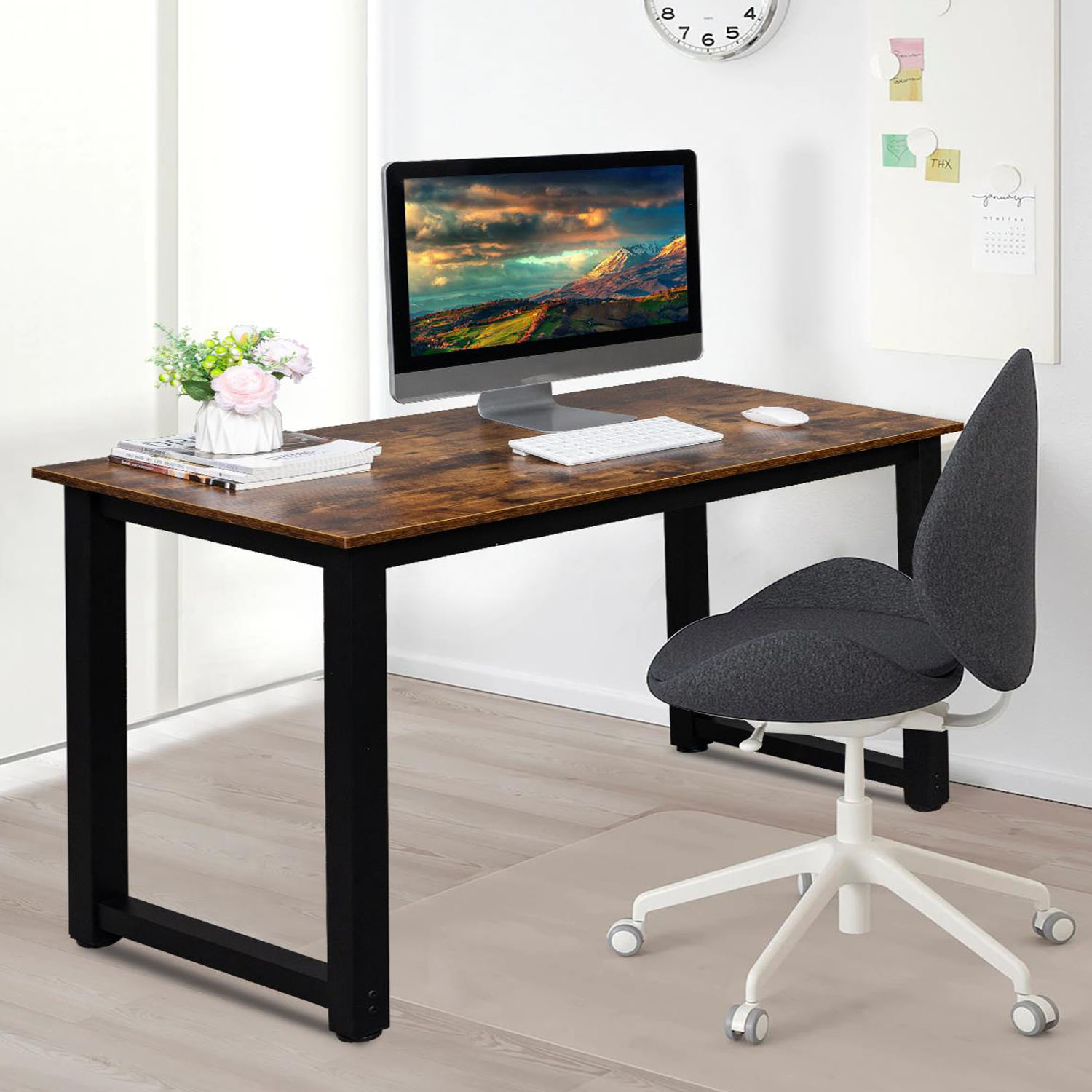 Ktaxon Wood Computer Desk PC Laptop Study Table Workstation Home Office Furniture - image 1 of 13