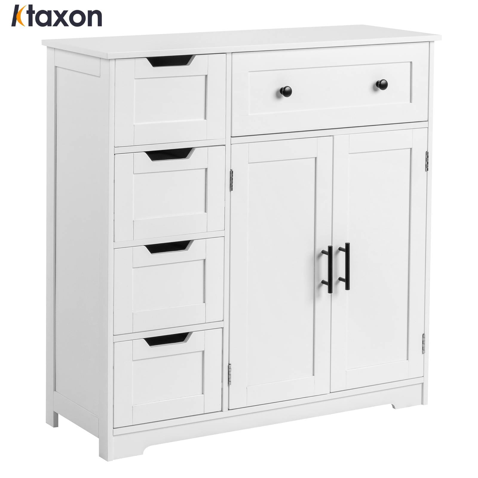 Free Shipping! Ktaxon Wooden Bathroom Floor Cabinet Storage Organizer ...