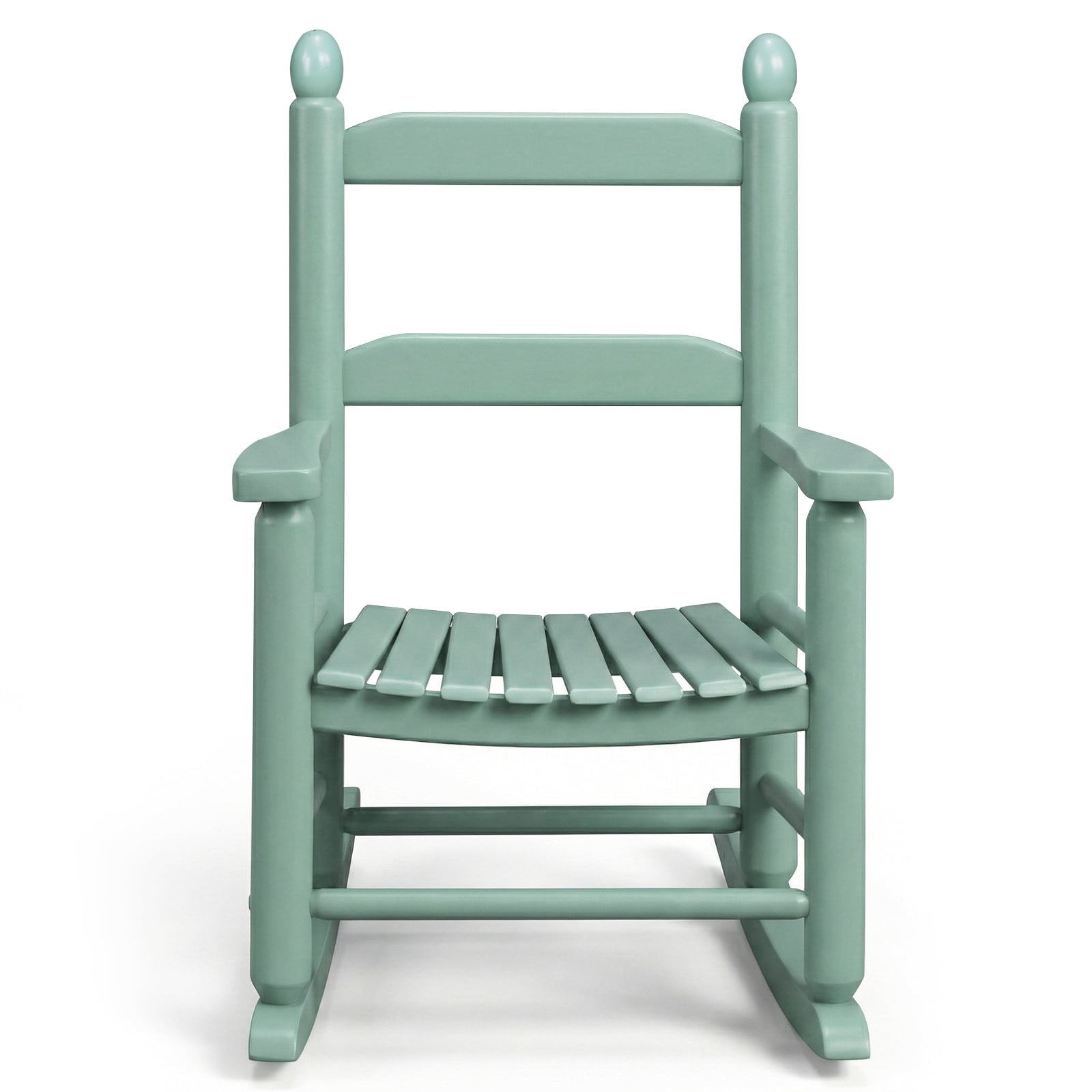 Ktaxon, Wooden Child's Rocking Chair, Green, Support up to 100 lbs ...