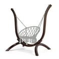 thumbnail image 1 of Ktaxon Wooden Hammock Frame Only,  Hammock Stand ,Sun Protection & Rain Resistant, Heavy Duty Premium Solid Wood Hammock Chair Stand for Indoor or Outdoor Use, Brown, 1 of 11
