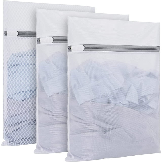 Ktinnead 3 Pack Mesh Laundry Bags,Delicates Laundry Bag for Washing