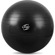 Ktinnead Exercise Ball 65cm,Yoga Ball Extra Thick Heavy Duty Balance Ball Stability Birthing Ball with Pump & Guide, Exercise Ball Chair for Fitness,Work Out,Pregnancy,Black