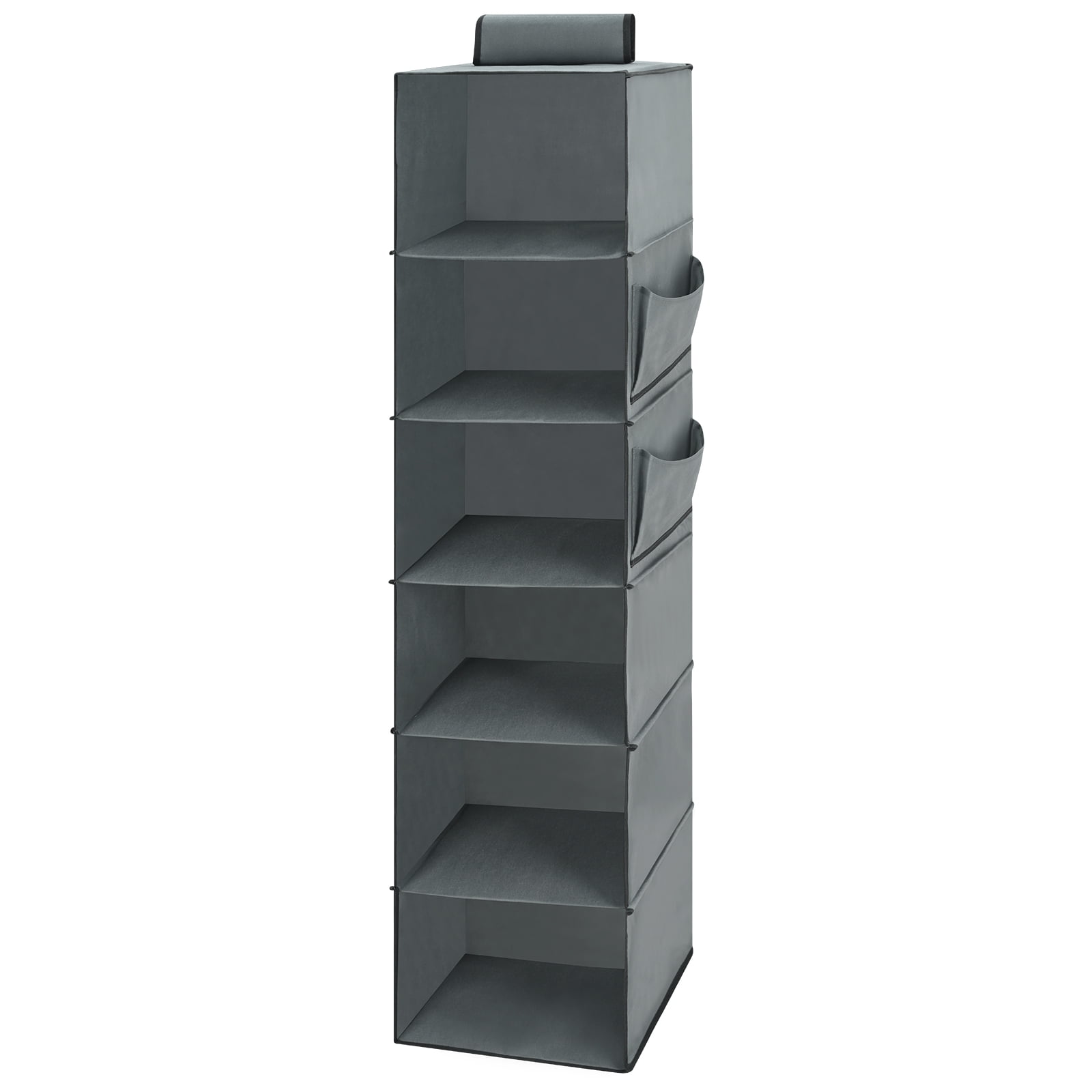 Ktinnead Hanging Closet Organizers and Storage, 6Shelf Hanging Closet