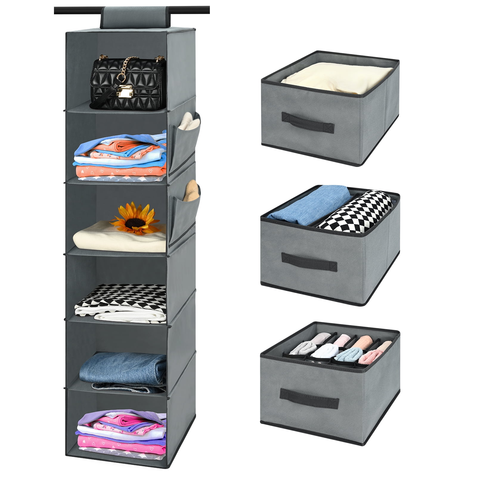 Ktinnead Hanging Closet Organizers and Storage, Philippines Ubuy