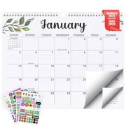 Ktinnead Desk Calendar,14.65''x11.33'' January 2025- June 2026，18 Monthly Wall Calendar for Office,Home,School