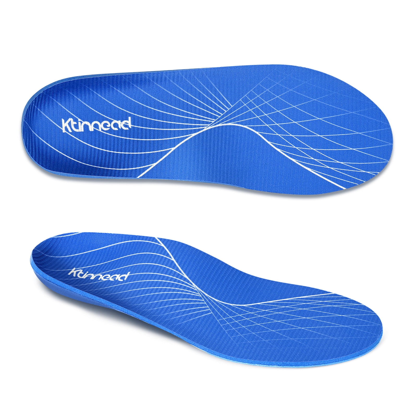 Ktinnead Plantar Fasciitis Insoles, Orthotic Inserts for Foot and Heel