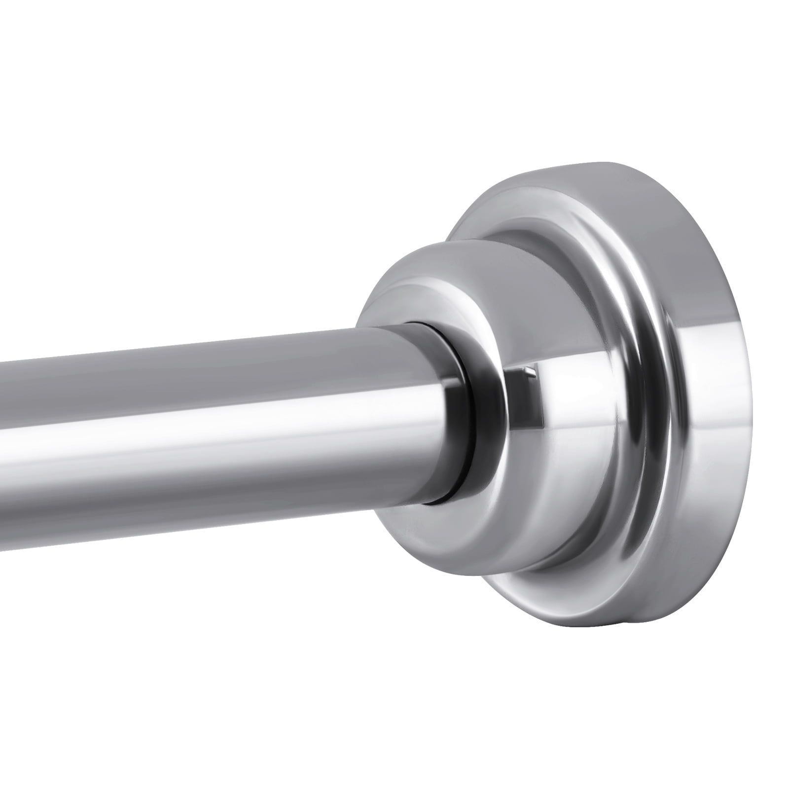 Ktinnead Tension Shower Curtain Rod - Adjustable Spring Tension Rod Rust Resistant No Drilling Anti-Slip Bar for Windows / Shower, 304 Stainless Steel, 43" to 73".