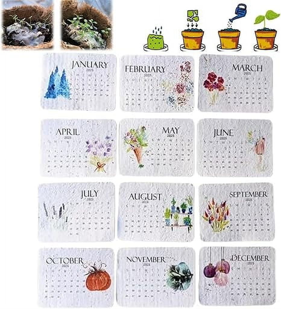 Ktlvex 2025 Plantable Seed Calendar The Ultimate Greenery Planner for