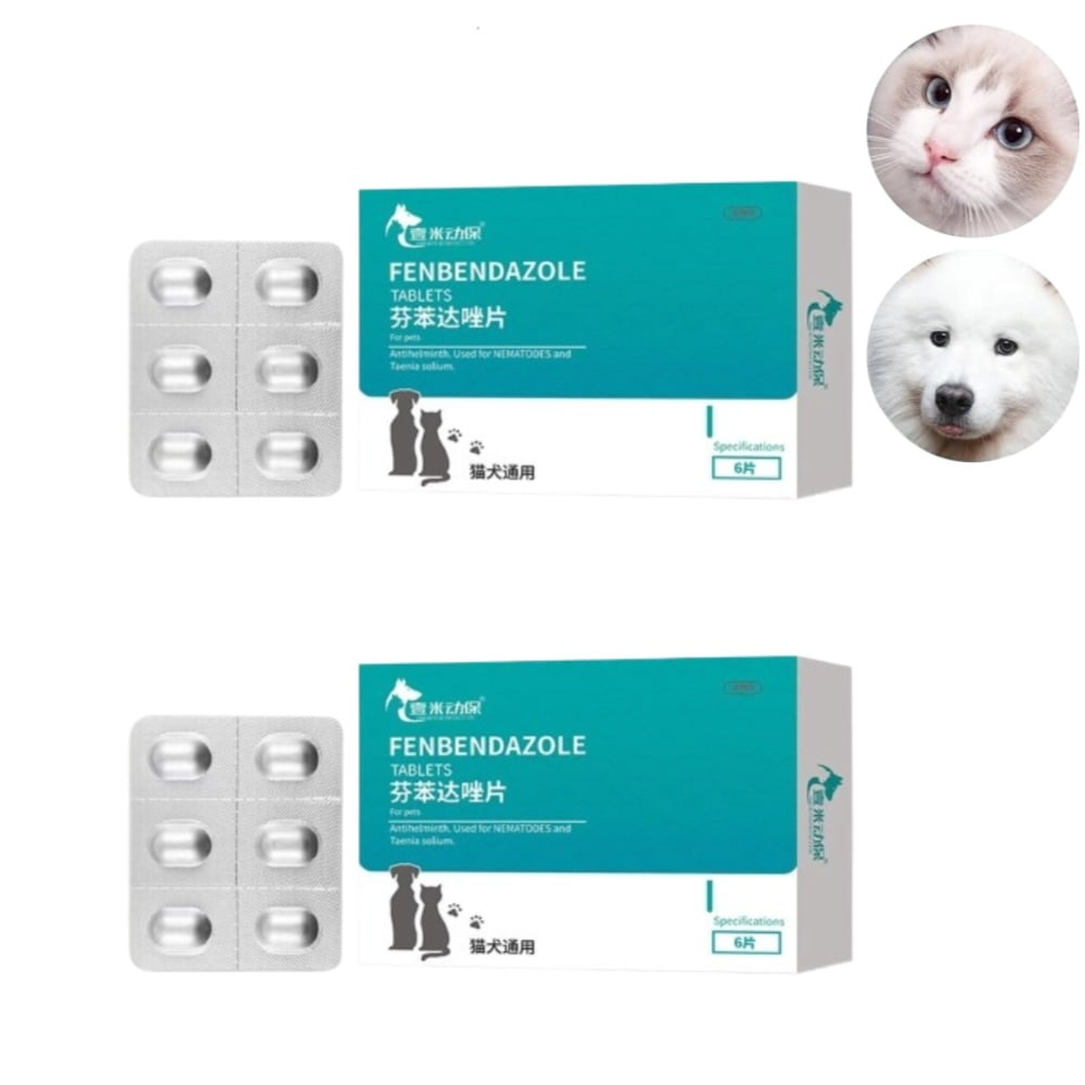 Ktlvex Cat Tapeworm Dewormer, Cat Dewormer 6 Tablets/box6 Capsules Pet Deworming Tablets For