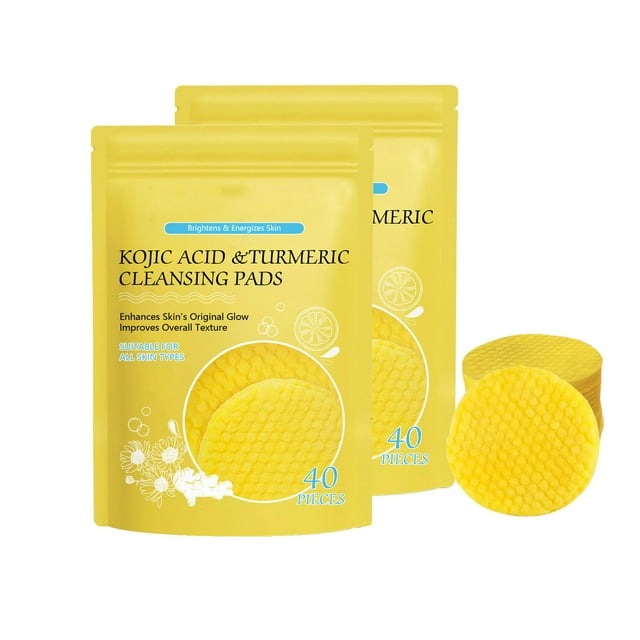 Ktlvex Deep Cleanse & Brighten 40 Turmeric Kojic Acid Pads for a More YouthfulLooking