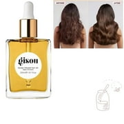 Ktlvex Gisou Honey Infused Hair Oil, Enriched with Mirsalehi Honey for Deep Nourishment, Hydration, Frizz Control, Heat Protection and Hair Shine, Hair Oil for Damaged Hair and Dry Hair (0.7 fl oz)