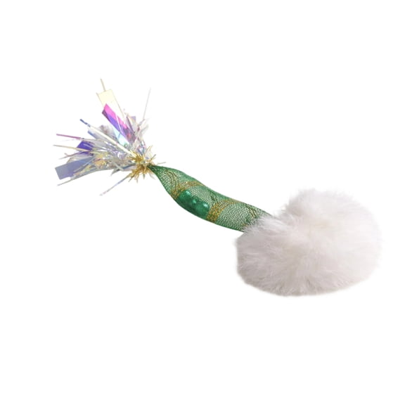 Ktlvex Interactive Hanging Cat Toy, Self Play Cat Toys, Stringy Plush Toys, Fun for Cats and Kittens to Bat and Chase, Boredom Buster, Green