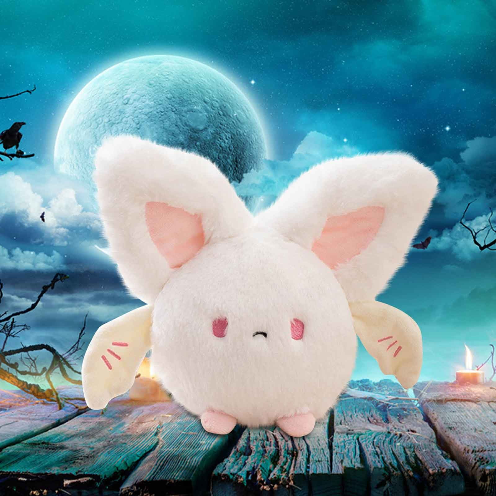 Ktlvex Kawaii Bat Bunny Plush Pillow Cute Bat Rabbit Stuffed Animal for
