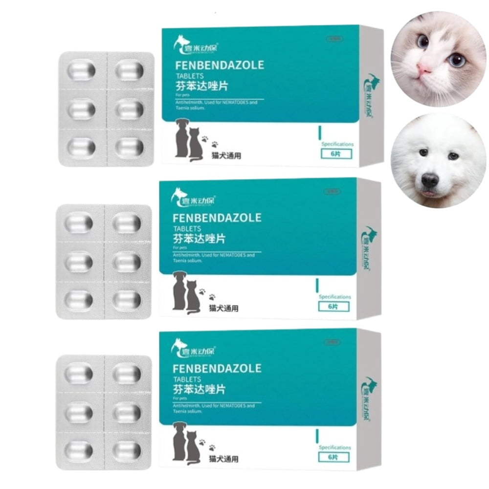 Ktlvex Puppy & Kitten Safe Dewormer: 6-Capsule Pack for Effective ...