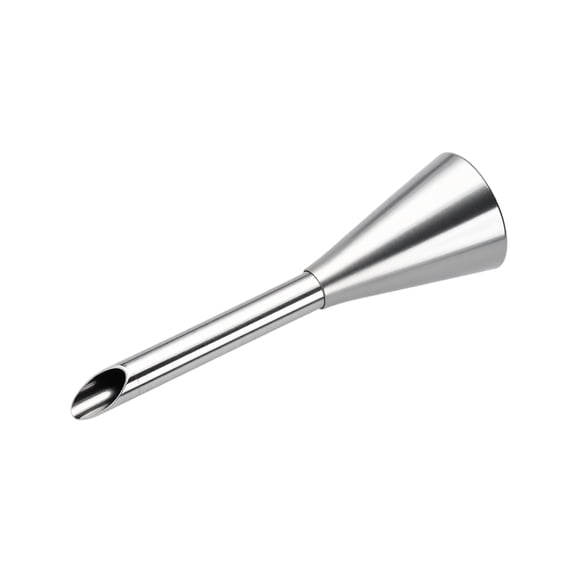 Ktlvex Stainless Steel Conical Puff Nozzle for Cream Puff, Dessert Decorating & Cake Frosting 1 Pack