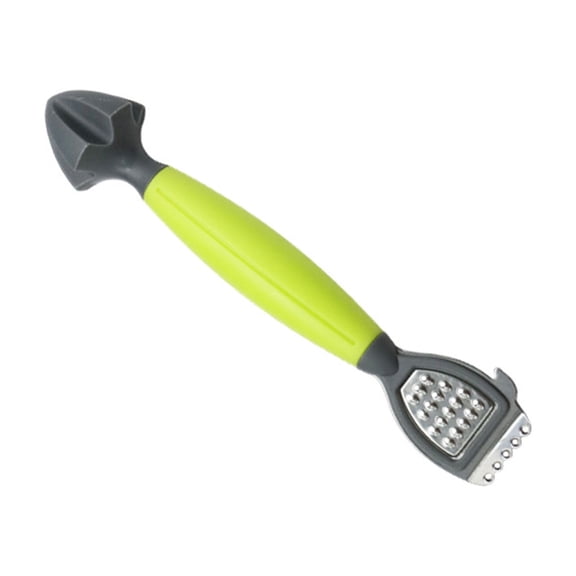 Ktlvex Stainless Steel Dual-Ended Lemon Zester & Juicer 1 Pc, for Baking, Cocktails, Cooking