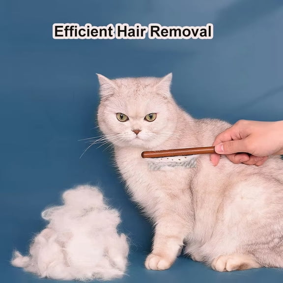 Ktlvex Wooden Flea Comb for Dogs, Cats, Small Pets, Flea Brush, Gift for Pet and Pet Owners