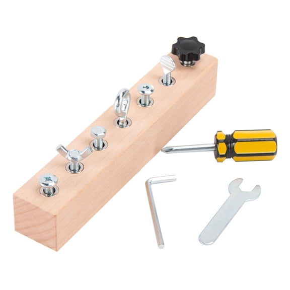 Ktlvex Wooden Hand Rehabilitation Training Device, Beech Wood Ergonomic Occupational Therapy Tool for Stroke Parkinson Fine Motor Skills Home Clinical Use