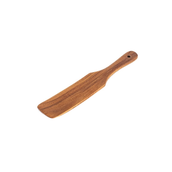 Ktlvex Wooden Non-Stick Cooking Spatula – Eco-Friendly, Heat-Resistant Brown Wood Kitchen Tool for Stirring & Flipping