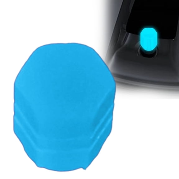 Ktoot 1Pcs Glow-in-The-Dark Car Tire Valve Cap - Durable,Premium,Easy-to-Install,No-Tool-Required Accessories for Safe Night Driving - Perfect for Most Vehicle Cars Trucks Moto Bikes Tires